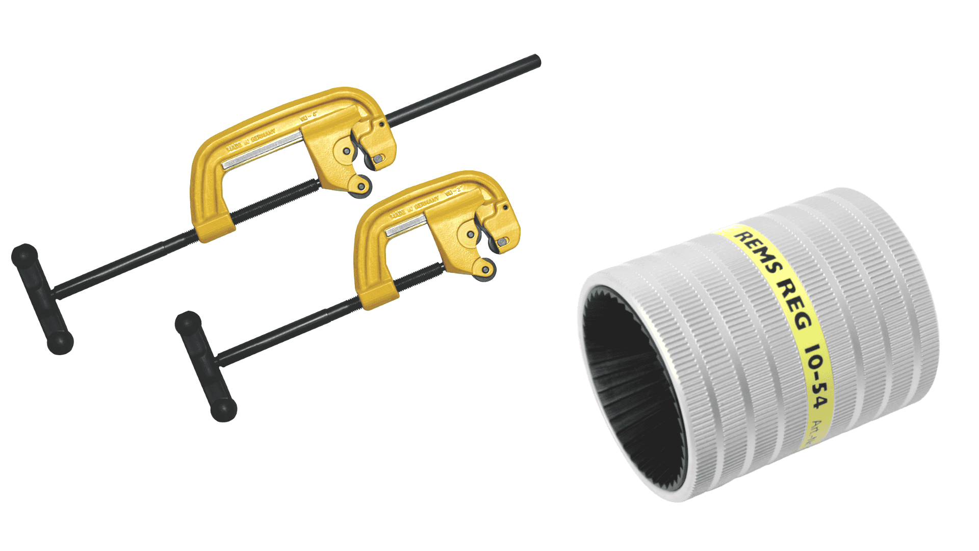 KAN-therm - System Steel - REMS brand tools for pipe processing.